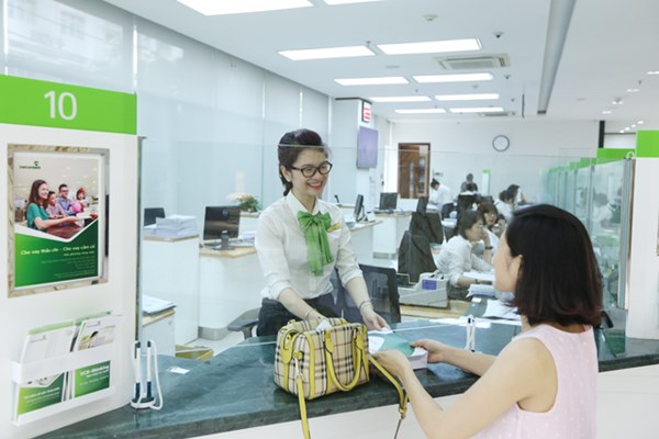 Lương nhân viên ngân hàng Vietcombank được đánh giá là cao nhất trong lĩnh vực ngân hàng. Nguồn: Internet.